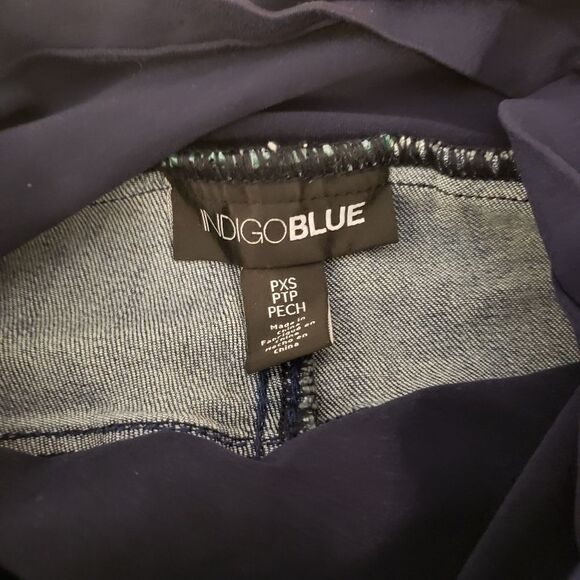 "Indigo Blue " Maternity Jeggings Size : PXS Blue NWT - Picture 6 of 8
